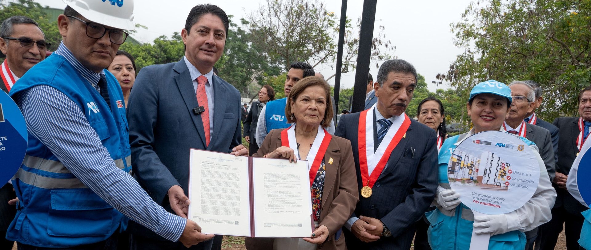 UNMSM entregó a ATU terreno para futura construcción de Residencia Universitaria y Guardería como parte de la compensación social de la Línea 2 del Metro