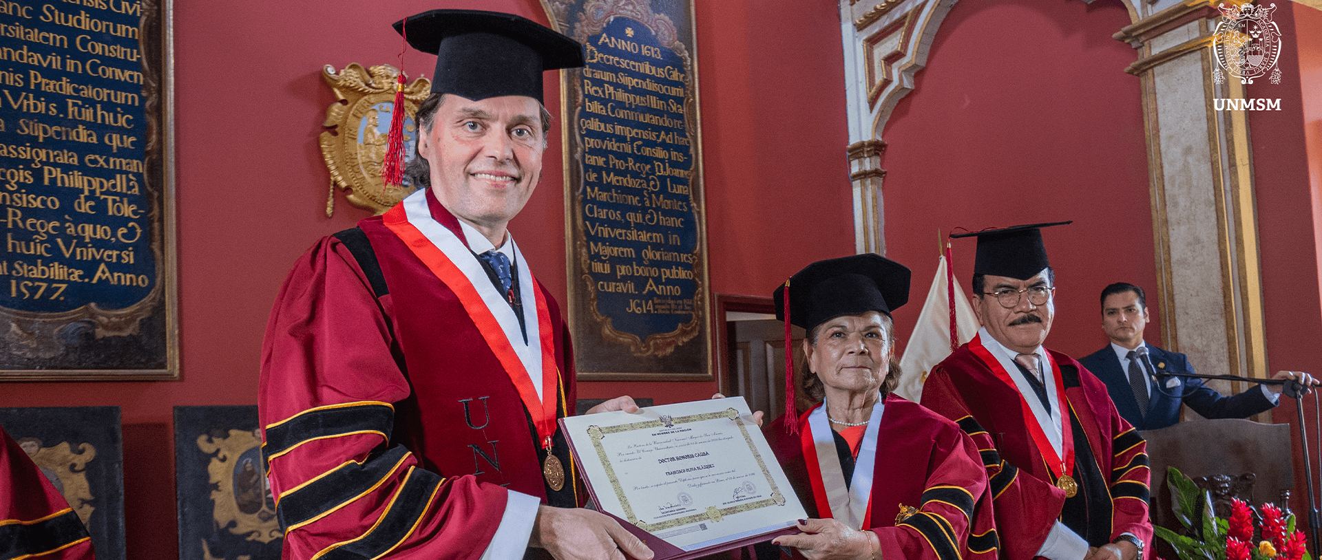 UNMSM otorgó el grado de Doctor Honoris Causa al rector de la Universidad Pablo de Olavide de Sevilla